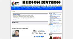 Desktop Screenshot of hudson.arrl.org
